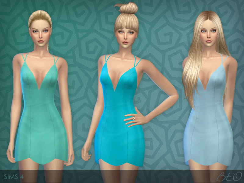Little dress for The Sims 4 (3)